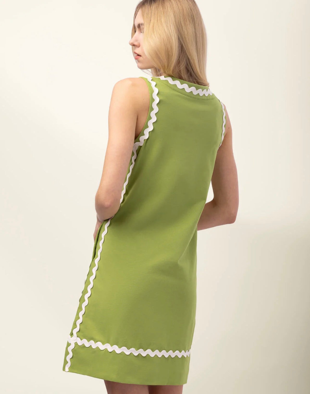 Sadie Pocket Dress Green Meadow