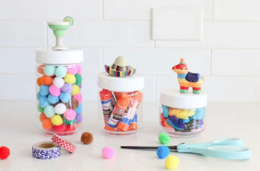 Pinstripes Small Canister by Nora Fleming