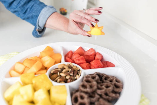 Pinstripes Melamine Divided Dish by Nora Fleming