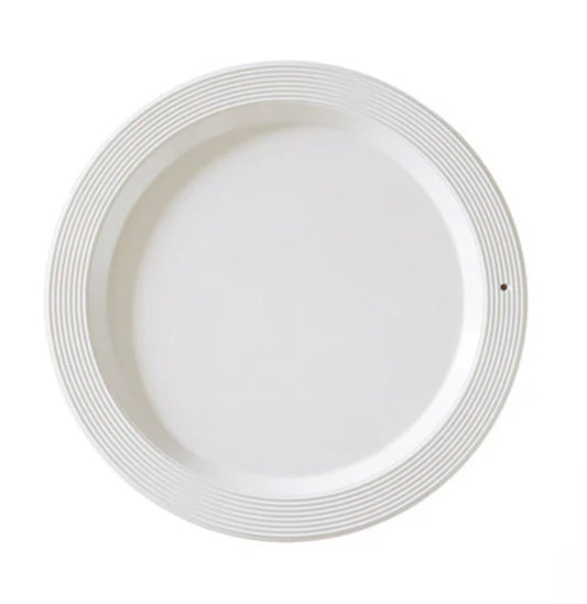 Pinstripes Melamine Round Platter by Nora Fleming