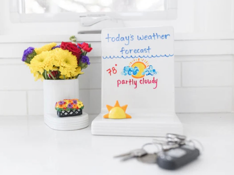 Pinstripes Message Board by Nora Fleming