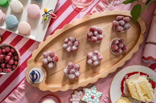 Limited Edition Maple Scalloped Anniversary Tray by Nora Fleming