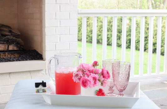 Pinstripes Melamine Tray by Nora Fleming