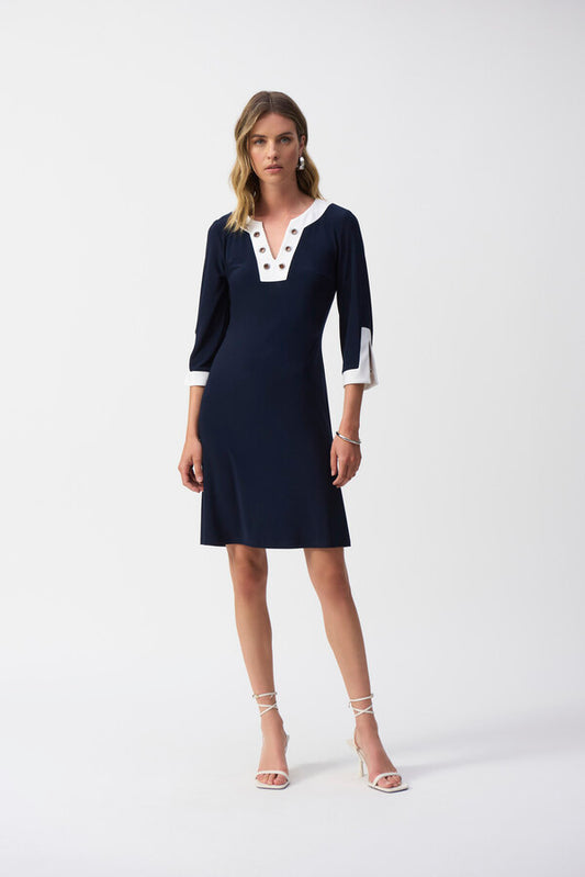 Knee-length A-line Dress by Joseph Ribkoff