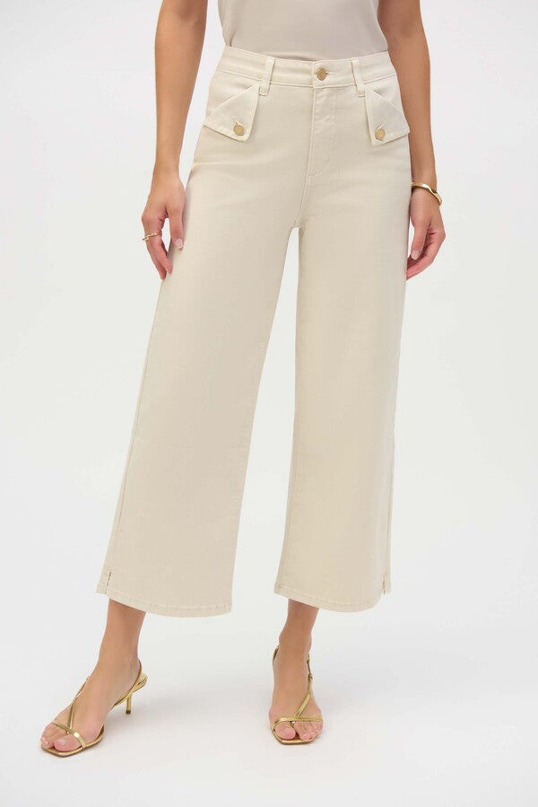 Mid-rise Wide-leg Trousers by Joseph Ribkoff