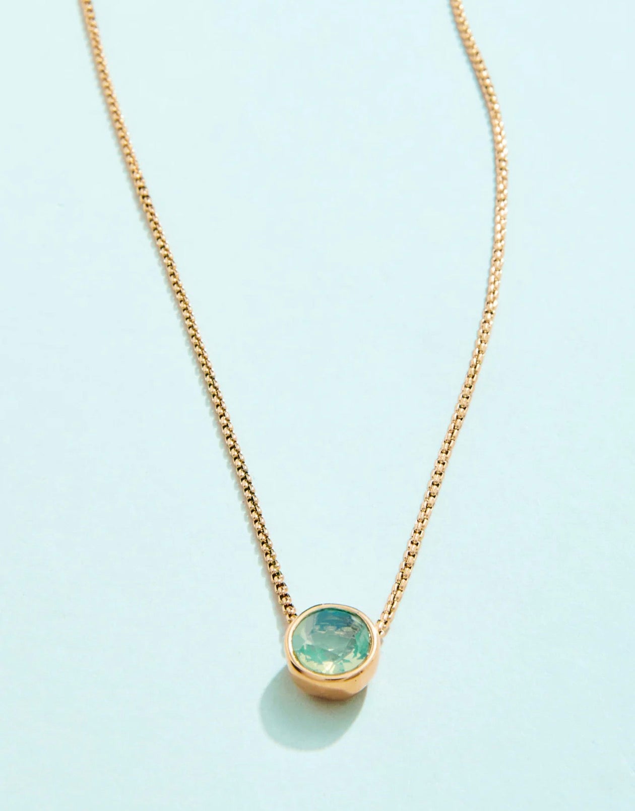 Lighthouse Necklace 18" Sea Foam