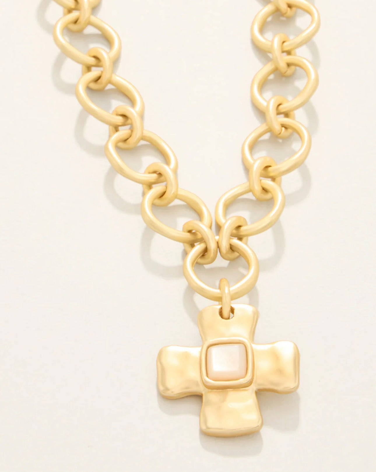Affirmation Necklace 18" Mother-of-Pearl
