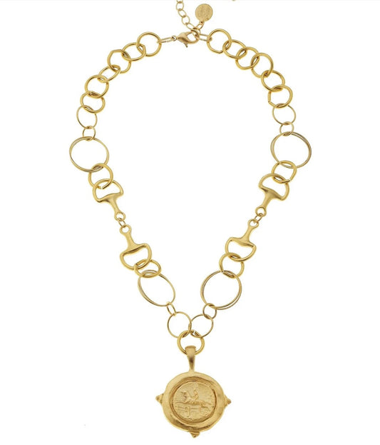 Horse Bit Equestrian Necklace