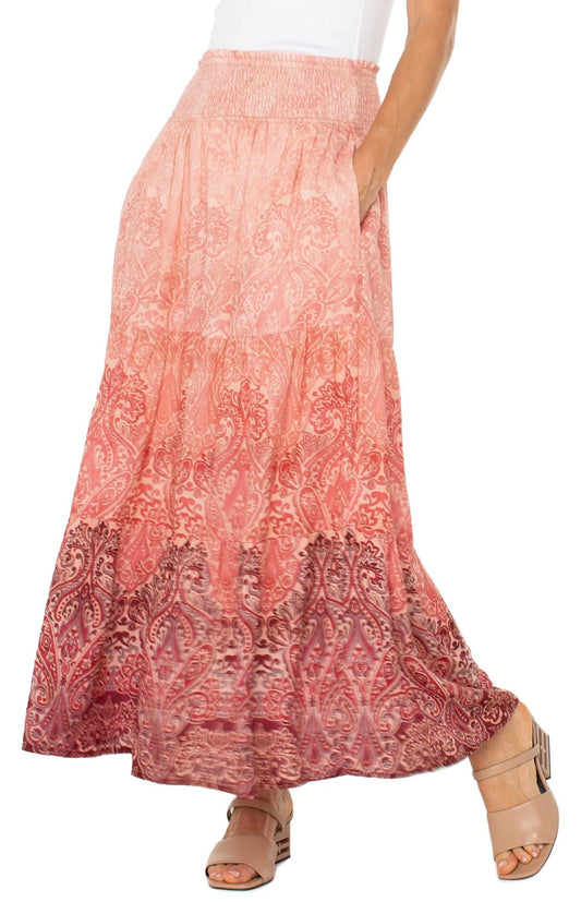 Woven Maxi Skirt by Liverpool