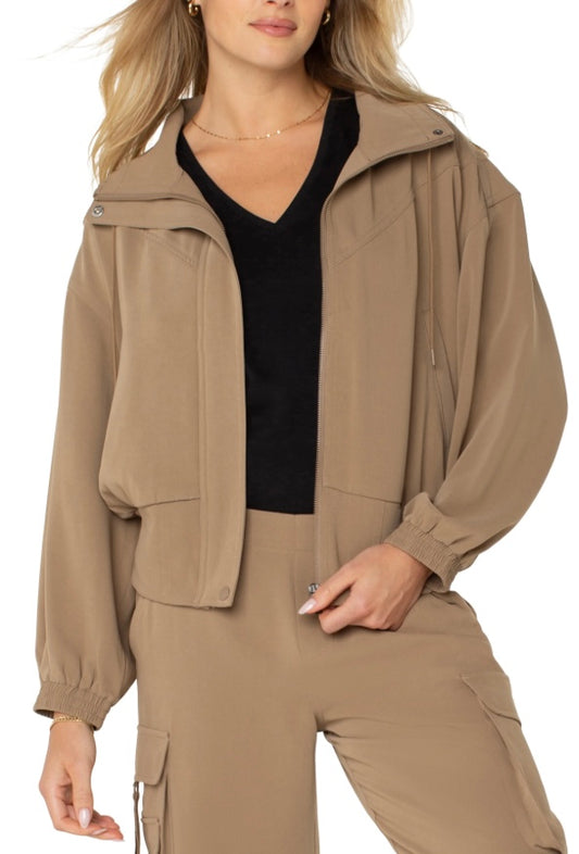 Zip Up Dolman Jacket by Liverpool