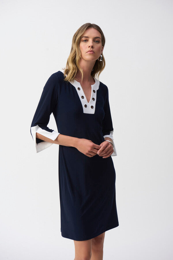 Knee-length A-line Dress by Joseph Ribkoff